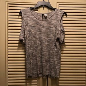H&M open shoulder top
